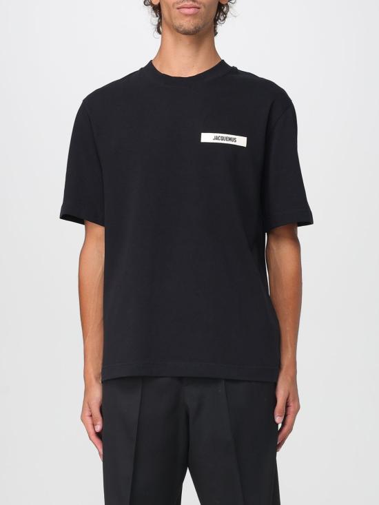 26SS 자크뮈스 그로그랭 로고 티셔츠 TSM00133AJ00226 990 Black