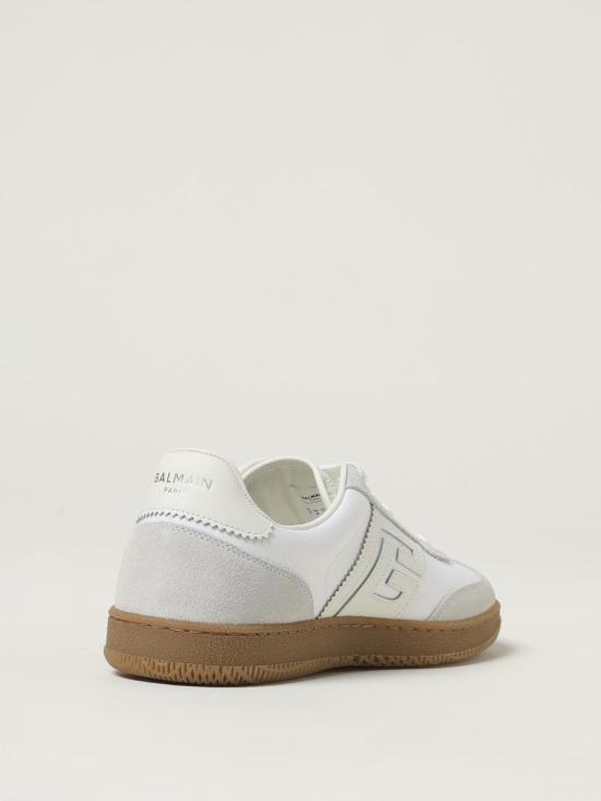 25FW 발망 뮬/슬리퍼 FN1VI735TCCN 0FA White - BALMAIN