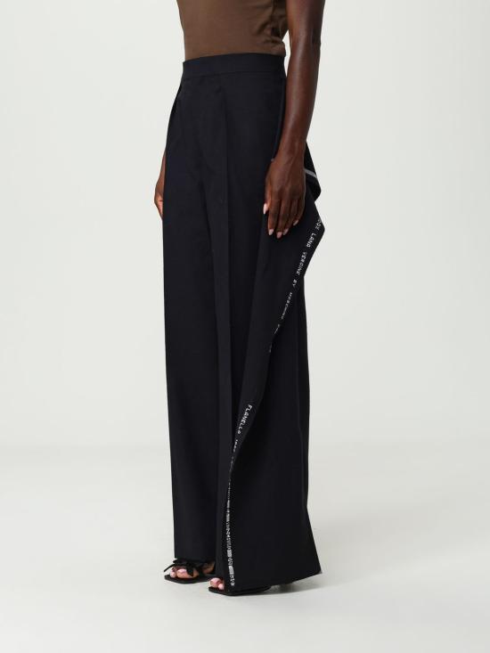 25FW 모스키노 팔라초 팬츠 03175438 3500 Black - MOSCHINO