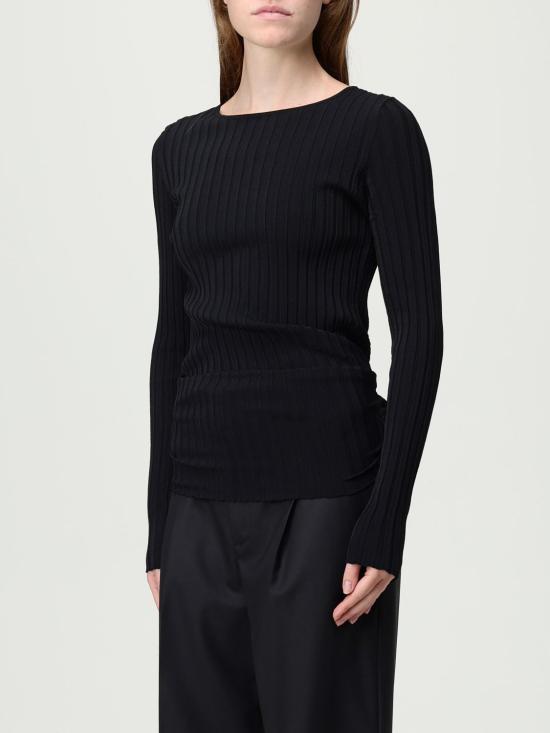 25FW 모스키노 긴팔 티셔츠 09128201 1555 Black - MOSCHINO