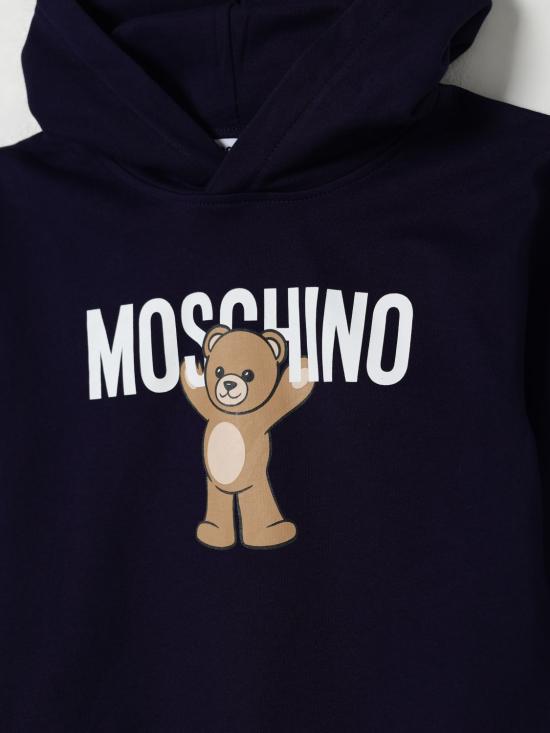 25FW [키즈] 모스키노 풀오버 HUF09FLCA40 40016 Navy - MOSCHINO