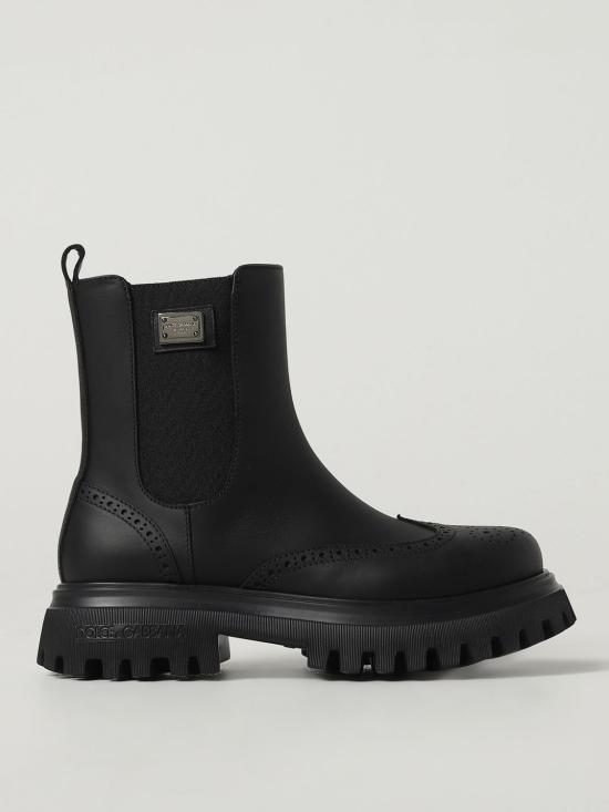 25FW [키즈] 돌체앤가바나 미들 부츠 DA5295A6379 80999 Black