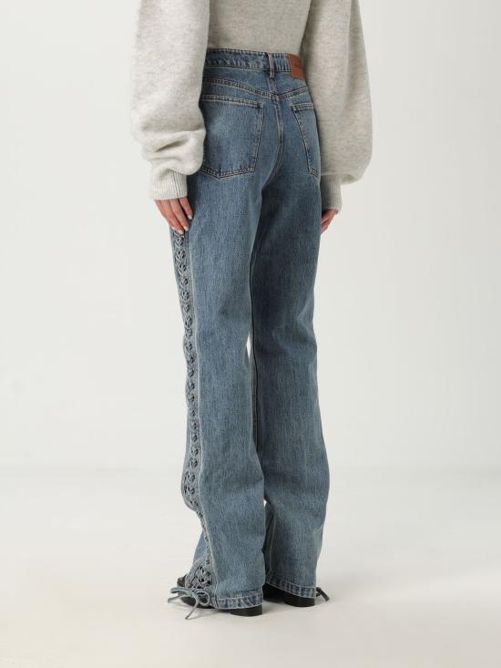 25FW 로테이트 데님 팬츠 114595 3054 Black - ROTATE