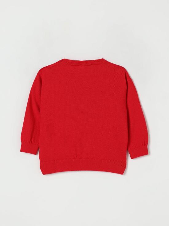 25FW [키즈] 모스키노 풀오버 M7W00JLHE43 50109 Red - MOSCHINO