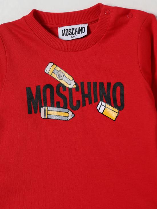 25FW [키즈] 모스키노 티셔츠 M7O00RLAA01 50109 Pink - MOSCHINO