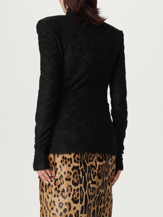 25FW 발망 터틀넥 FF1AR962JK65 0PA Black - BALMAIN