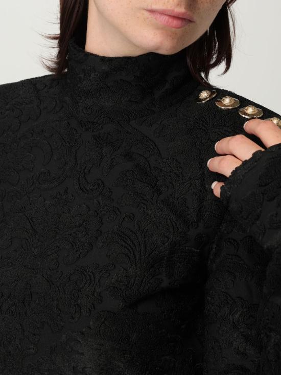 25FW 발망 터틀넥 FF1AR962JK65 0PA Black - BALMAIN