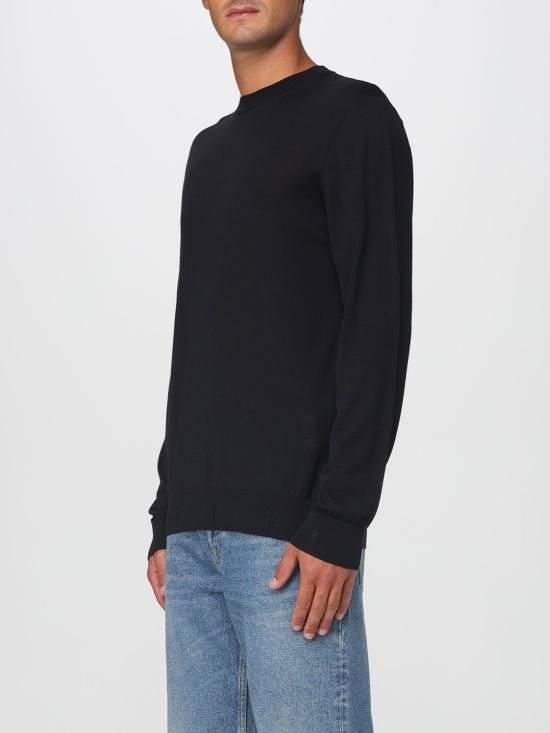 25FW 골든구스 라운드넥 스웨터 GMP00947P00066590100 Black - GOLDEN GOOSE