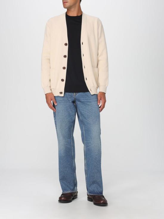 25FW 골든구스 라운드넥 스웨터 GMP00947P00066590100 Black - GOLDEN GOOSE