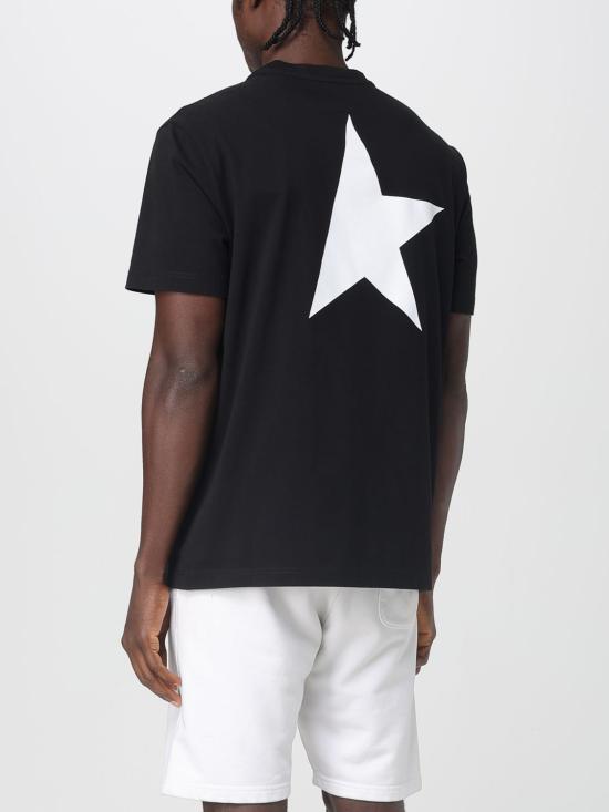 25FW 골든구스 반팔 티셔츠 GMP01220P00087980203 Black - GOLDEN GOOSE