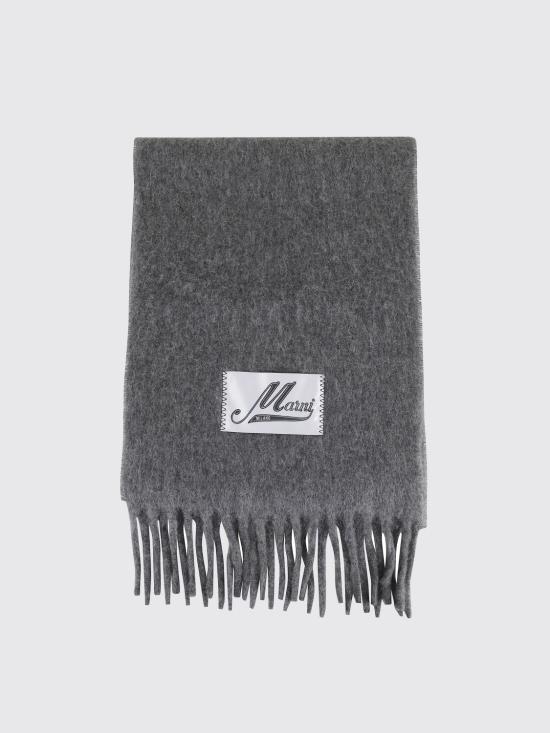 25FW 마르니 터콰이즈 알파카 스카프 SCMC0059Y0UTW918 00N42 Grey