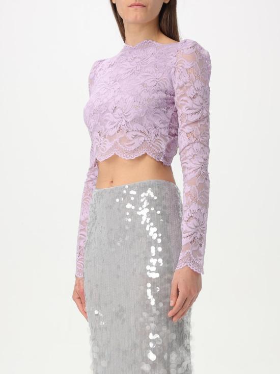 25SS 파코라반 긴팔 티셔츠 25PJTO845PA0170 P519 Lavander - PACO RABANNE