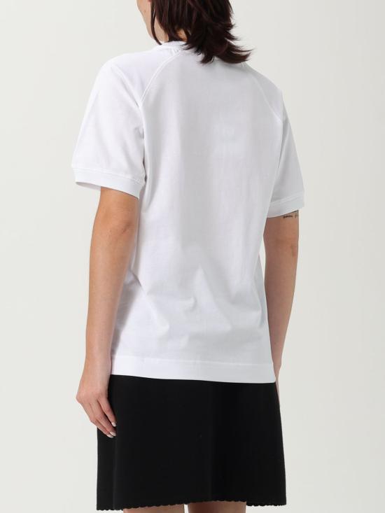 25FW 모스키노 반팔 티셔츠 07255541 1001 White - MOSCHINO