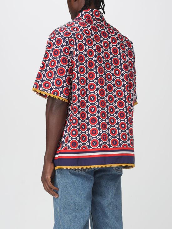 25FW 발렌티노 가라바니 반팔 셔츠 7V3AA111AYQ CLQ Blue - VALENTINO GARAVANI