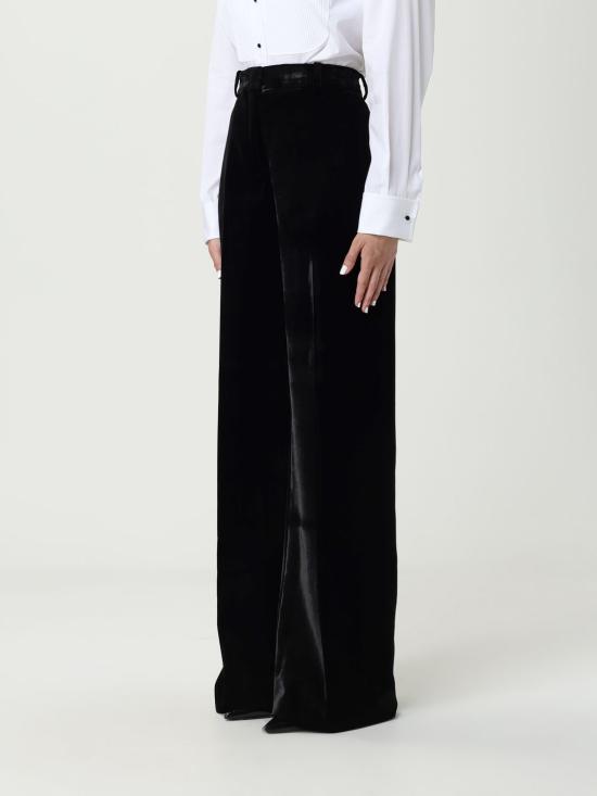 25FW 에르마노 설비노 스트레이트 팬츠 D476P718QVJ 95708 Black - ERMANNO SCERVINO