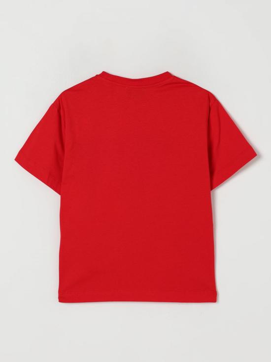 25FW [키즈] 모스키노 티셔츠 HMM05GLAA10 50109 Red - MOSCHINO