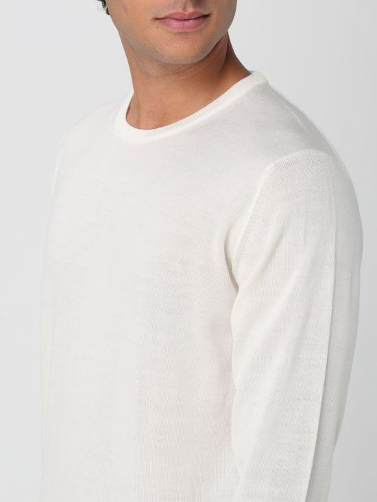 25FW 로베르토 콜리나 스웨터 253M01001 M0102 Beige - ROBERTO COLLINA