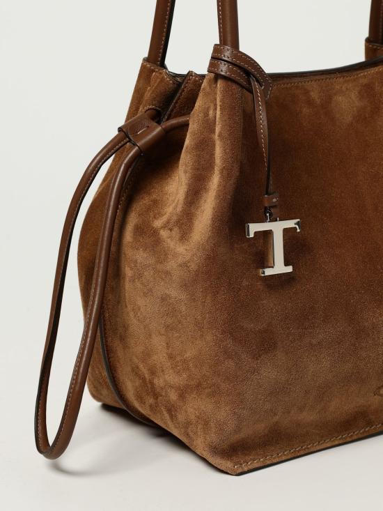 25FW 토즈 T 타임리스 미니 쇼핑백 XBWTSBA0300Q8E B999 Black - TODS