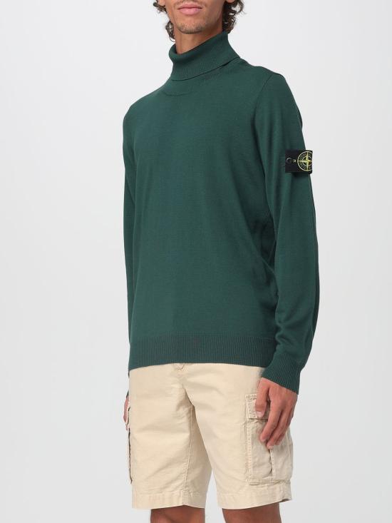 25FW 스톤 아일랜드 터틀넥 5100025S00C4 V005E Green - STONE ISLAND