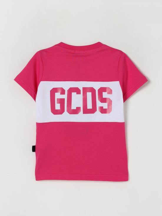 25FW [키즈] 지씨디에스 티셔츠 B2KU2329JF1 59 Fuchsia - GCDS