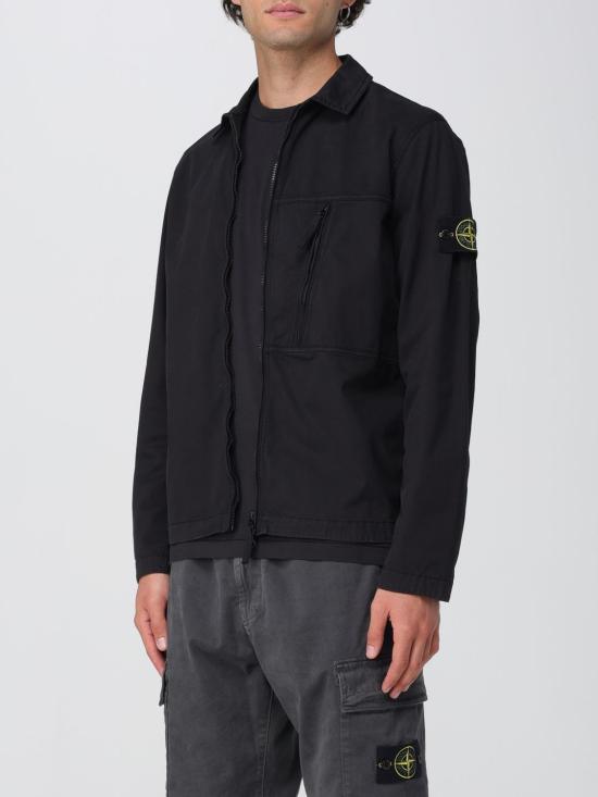 25FW 스톤 아일랜드 셔츠 1200003S0010 V0029 Black - STONE ISLAND