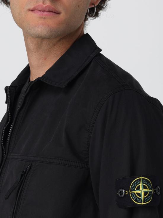 25FW 스톤 아일랜드 셔츠 1200003S0010 V0029 Black - STONE ISLAND