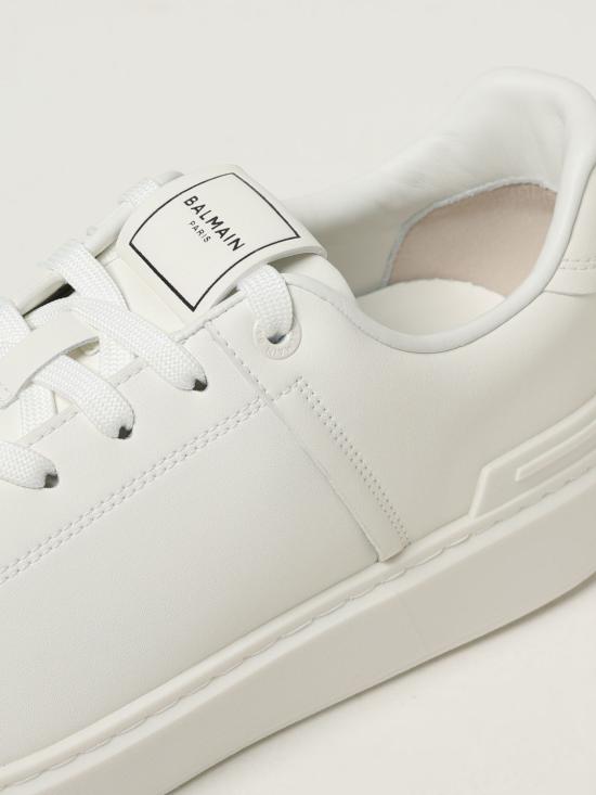 25FW 발망 뮬/슬리퍼 FM1VI288LVTR 0FA White - BALMAIN