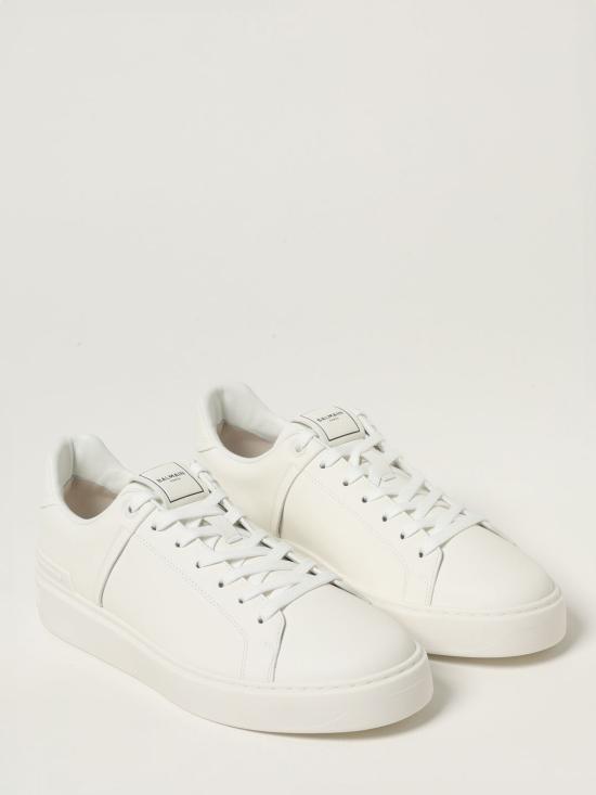 25FW 발망 뮬/슬리퍼 FM1VI288LVTR 0FA White - BALMAIN