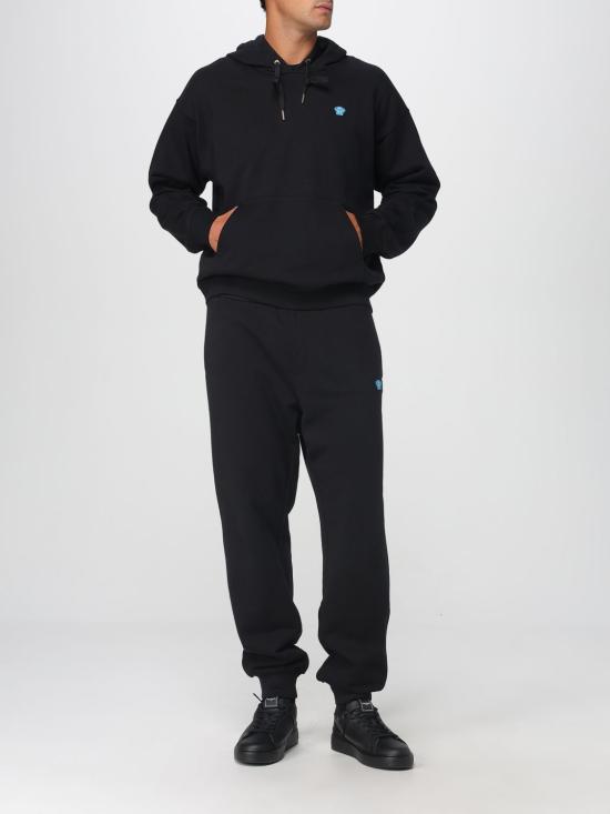 25FW 베르사체 긴팔 티셔츠 10213441A15105 1B000 Black - VERSACE