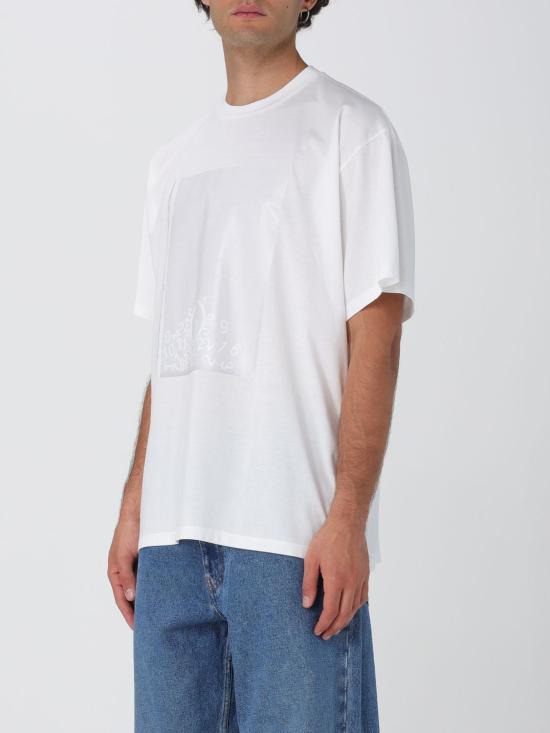 25FW MM6 메종마르지엘라 반팔 티셔츠 SH0GC0060M20048 101 White - MM6 MAISON MARGIELA