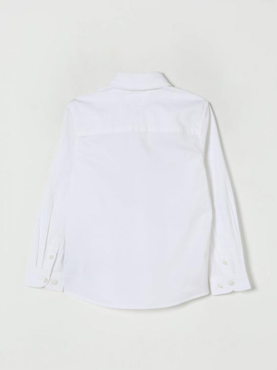 25FW [키즈] 타미힐피거 셔츠 KB0KB06965 YBR White - TOMMY HILFIGER