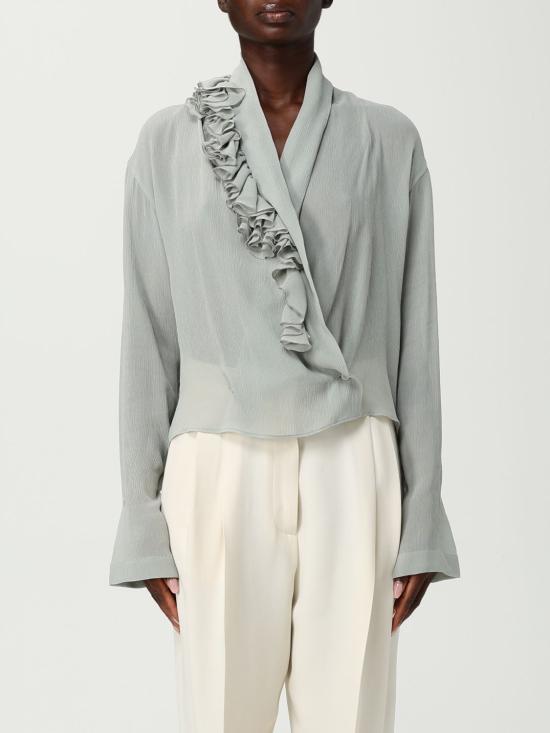 25FW 알베르타 페레티 블라우스 02136617 0483 Ice