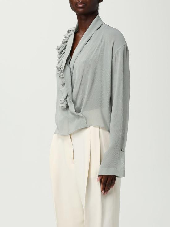 25FW 알베르타 페레티 블라우스 02136617 0483 Ice - ALBERTA FERRETTI