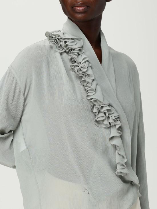 25FW 알베르타 페레티 블라우스 02136617 0483 Ice - ALBERTA FERRETTI