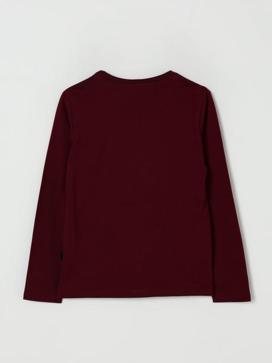 25FW [키즈] 지씨디에스 티셔츠 B2JW2219BA3 49 Burgundy - GCDS