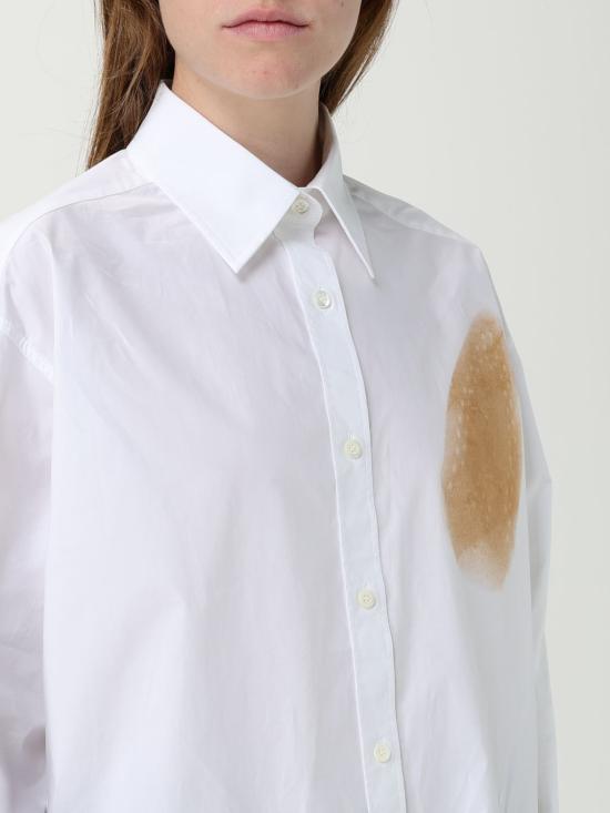 25FW 모스키노 셔츠 02065531 1001 White - MOSCHINO