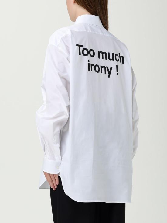 25FW 모스키노 셔츠 02065531 1001 White - MOSCHINO