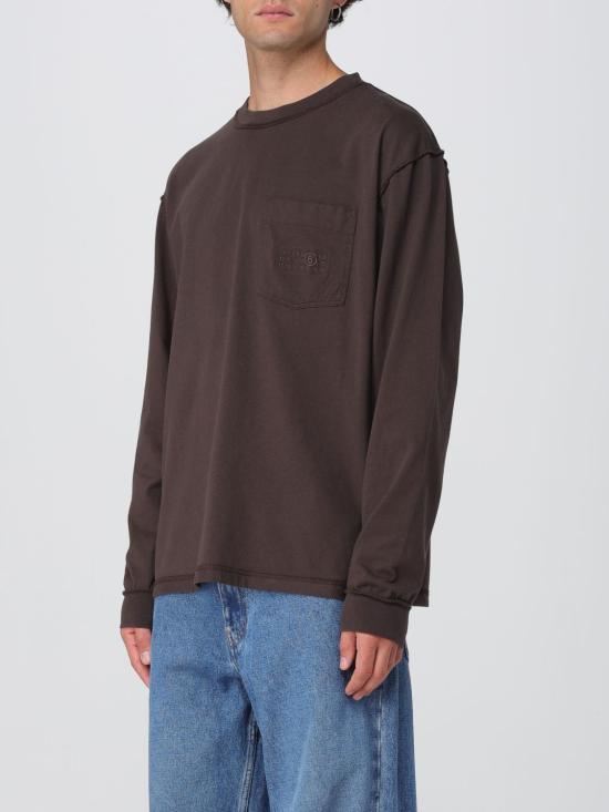 25FW MM6 메종마르지엘라 긴팔 티셔츠 SH0NH0016M20050 143 Grey - MM6 MAISON MARGIELA