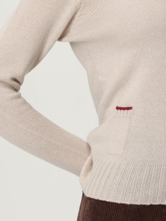 25FW 아뇨나 스웨터 K102078 4K080F N45 Ivory - AGNONA