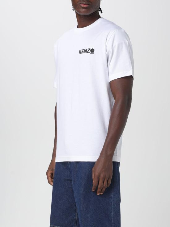 25FW 겐조 반팔 티셔츠 FF55TS4894SG 01 White - KENZO