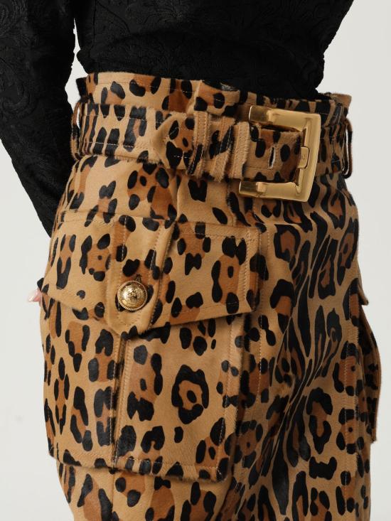 25FW 발망 미디 스커트 FF1LC265LC17 WDH Beige - BALMAIN