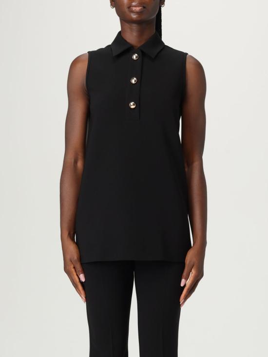 25FW 막스마라 스튜디오 민소매 티셔츠 2526086071600 001 Black