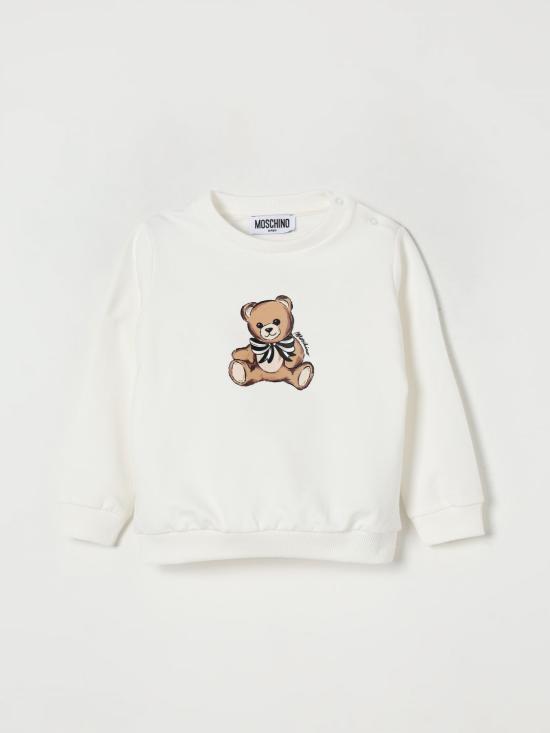 25FW [키즈] 모스키노 풀오버 MDF034LDA16 10063 White