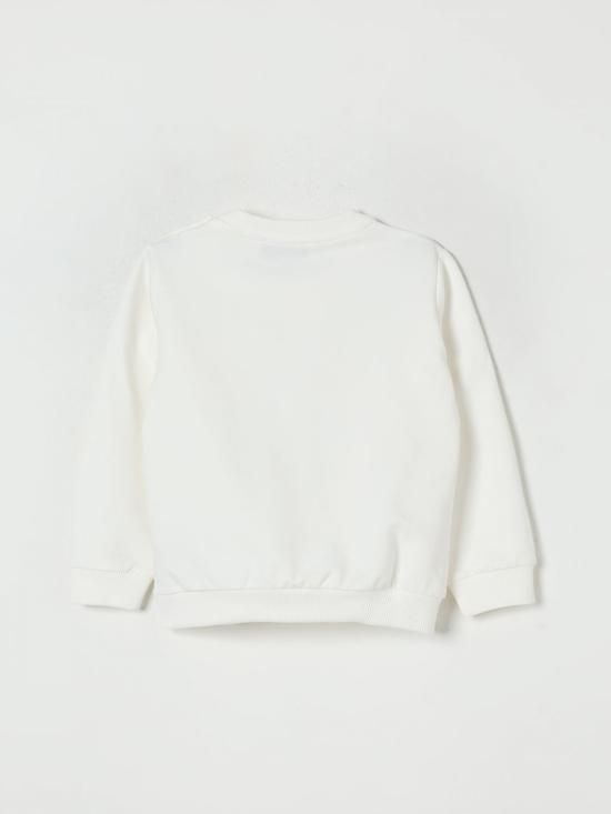 25FW [키즈] 모스키노 풀오버 MDF034LDA16 10063 White - MOSCHINO