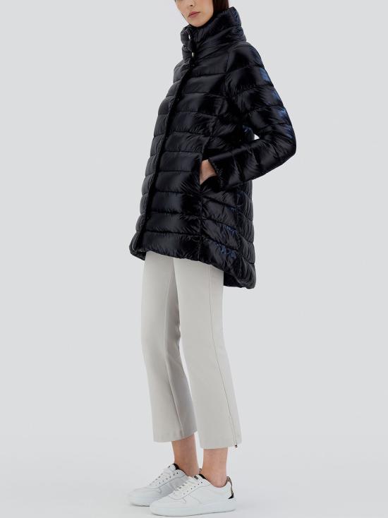 26FW 에르노 아멜리아 A 쉐입 패딩 아멜리아 A 쉐입  PI0505DIC12017Z 9300 NERO - HERNO