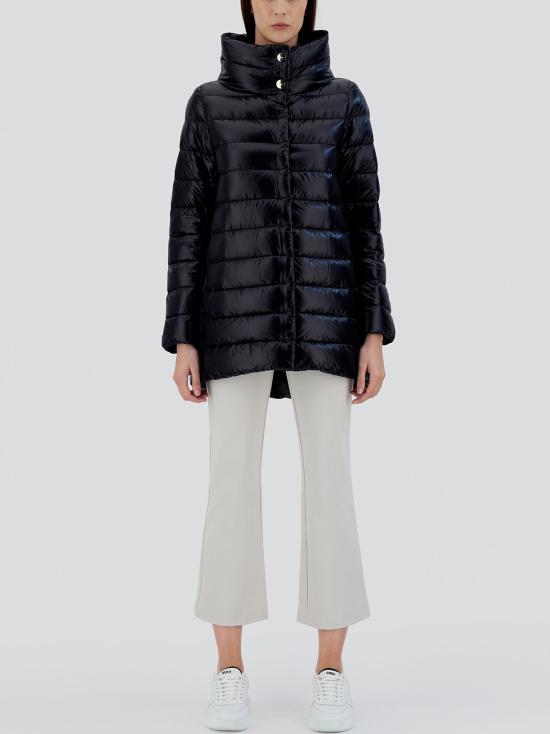 26FW 에르노 아멜리아 A 쉐입 패딩 아멜리아 A 쉐입  PI0505DIC12017Z 9300 NERO - HERNO