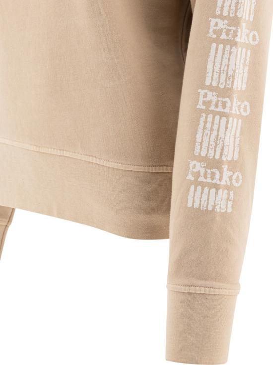 25SS 핑코 긴팔 티셔츠 104618 Neutrals - PINKO