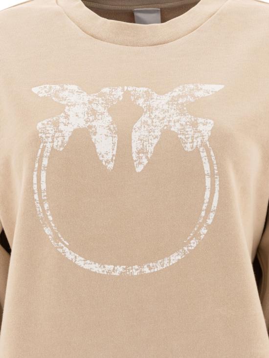 25SS 핑코 긴팔 티셔츠 104618 Neutrals - PINKO