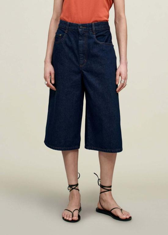  칼마이어 데님 숏팬츠 헤이즈 숏 로우 효소 숏 - KALLMEYER