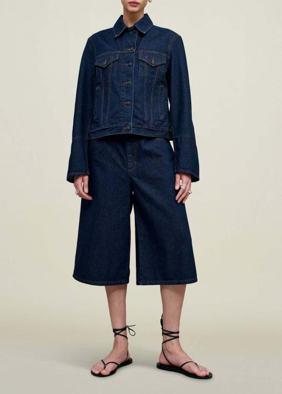  칼마이어 데님 숏팬츠 헤이즈 숏 로우 효소 숏